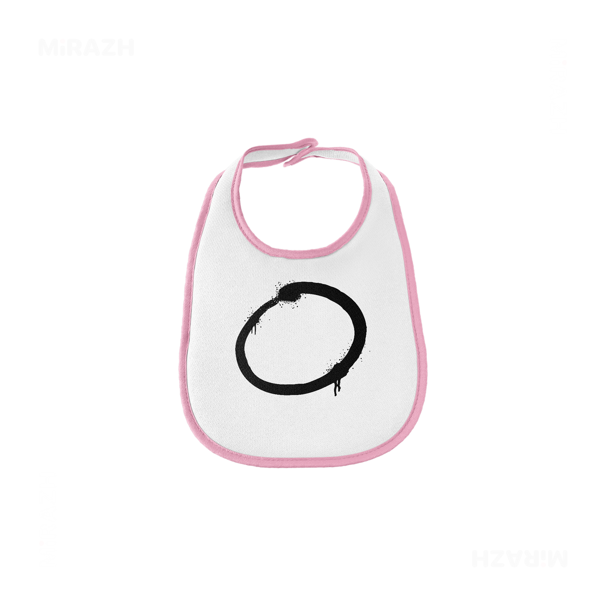 OpenCircle Baby Bibs 01 White Pink