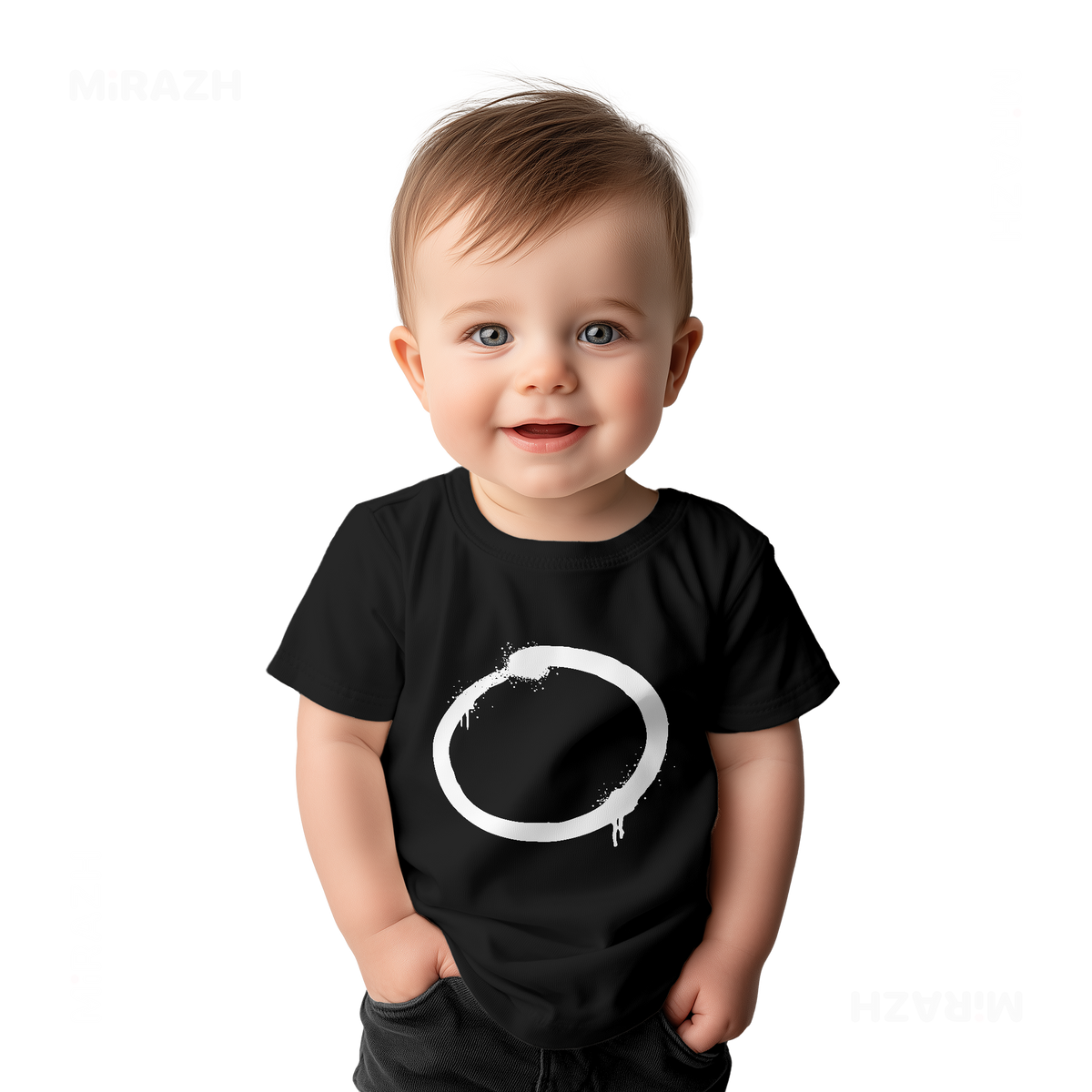 OpenCircle Baby T Shirt 03 Black