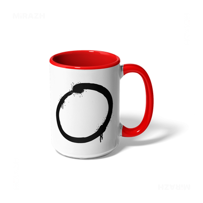 OpenCircle Ceramic Mug 01 White Red
