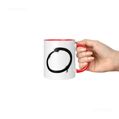 OpenCircle Ceramic Mug 06 White Red