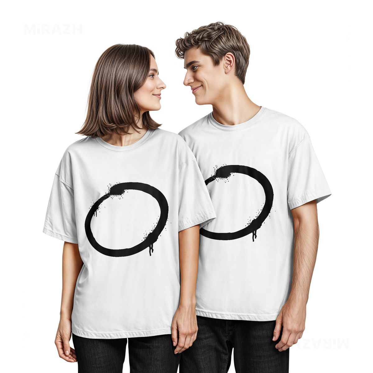 OpenCircle Couple T Shirt 05 White