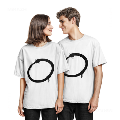 OpenCircle Couple T Shirt 05 White