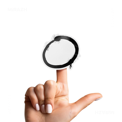 OpenCircle Die Cut Outdoor Sticker 02 Clear