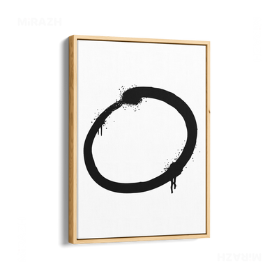 OpenCircle Framed Canvas 01 Natural Wood