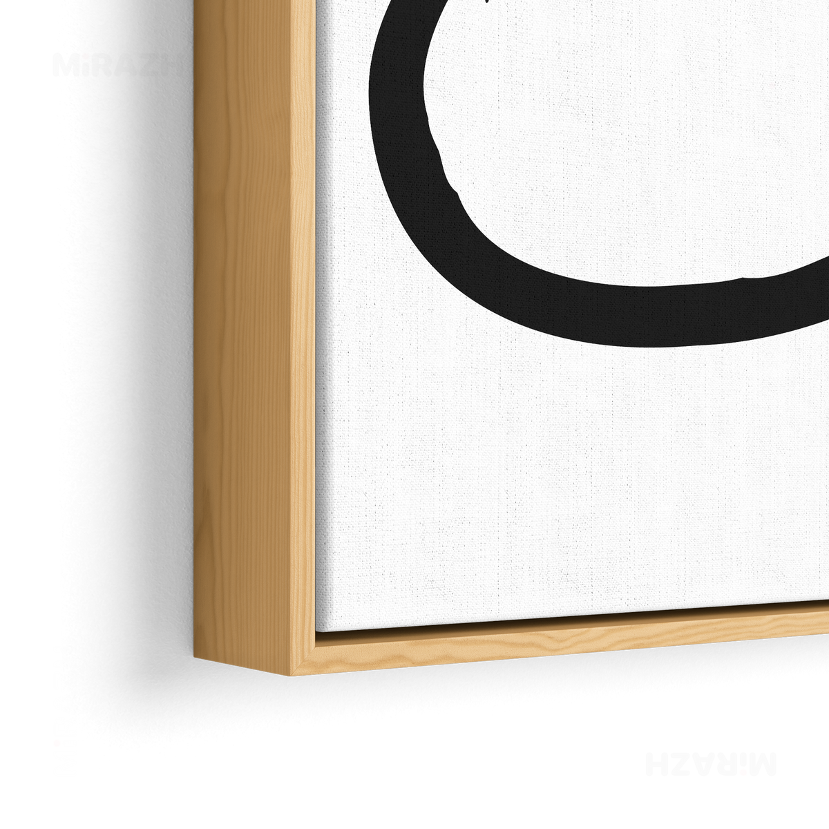 OpenCircle Framed Canvas 02 Natural Wood