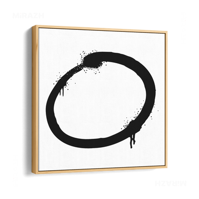 OpenCircle Framed Canvas 04 Natural Wood