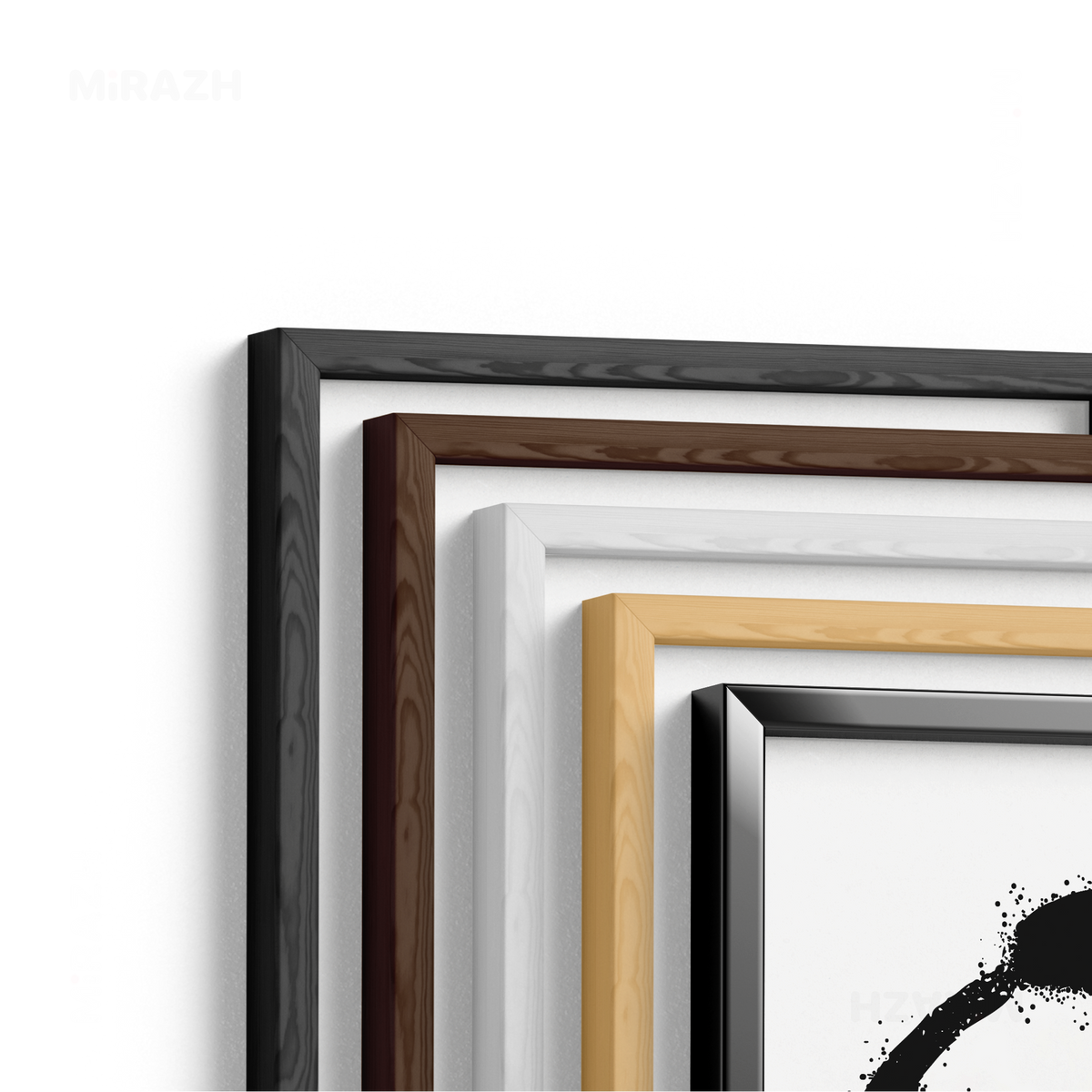 OpenCircle Framed Poster 02 Black Aluminum