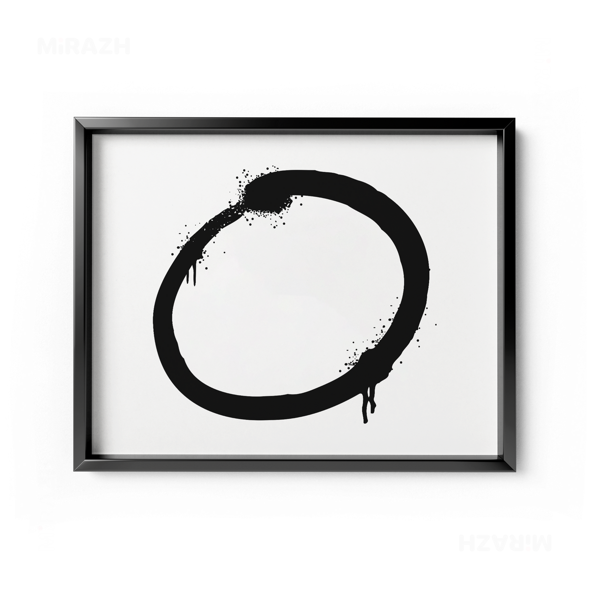 OpenCircle Framed Poster 03 Black Aluminum