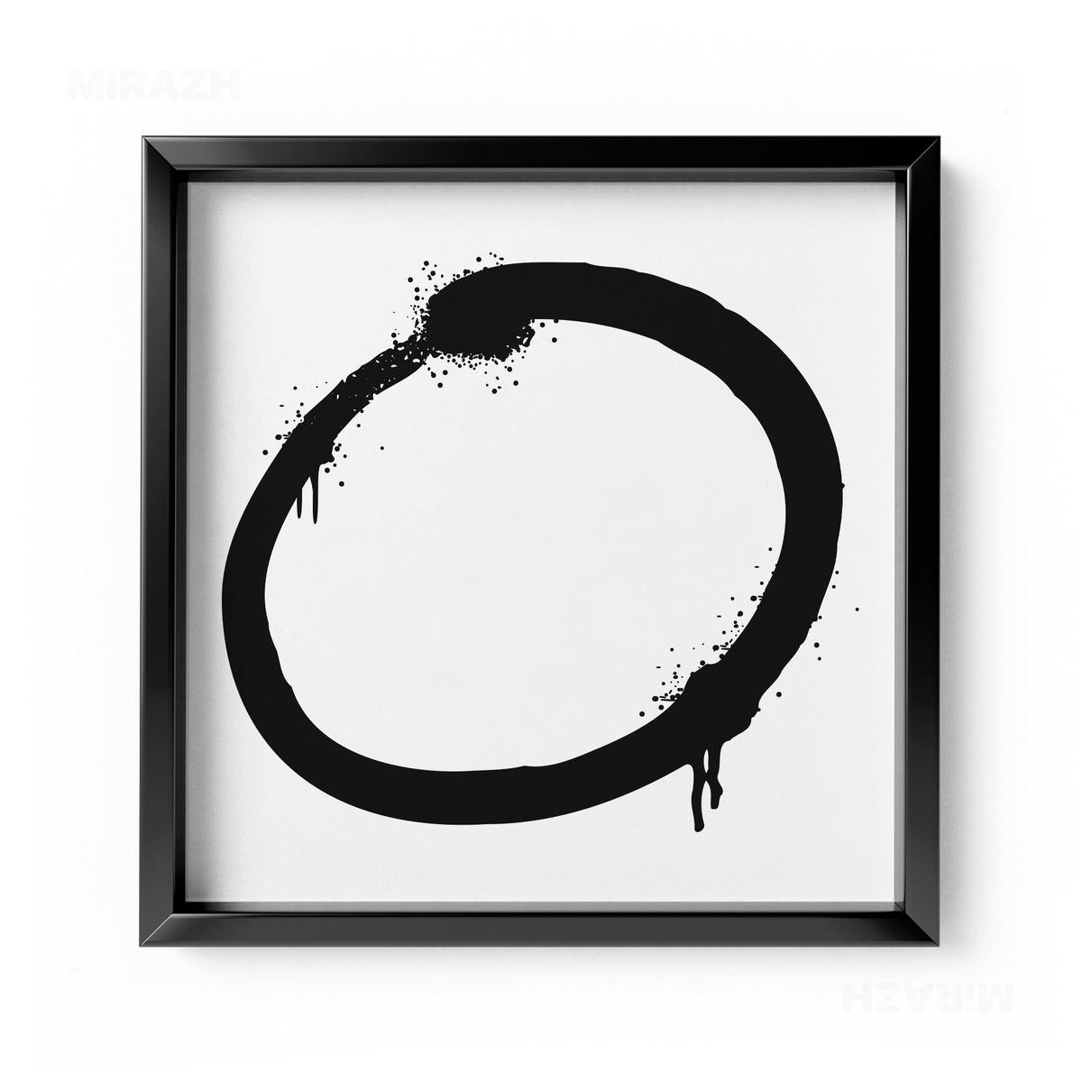 OpenCircle Framed Poster 04 Black Aluminum