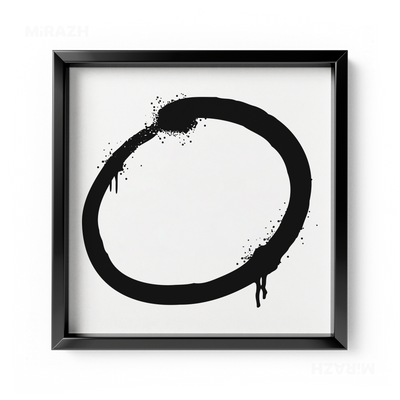 OpenCircle Framed Poster 04 Black Aluminum