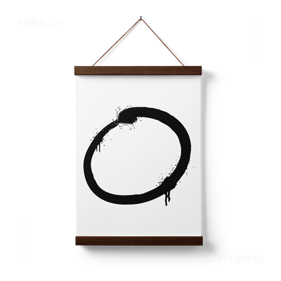 OpenCircle Magnetic Hanger Poster 01 Dark Wood