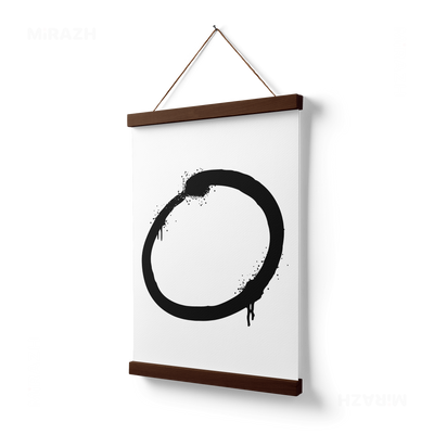 OpenCircle Magnetic Hanger Poster 03 Dark Wood