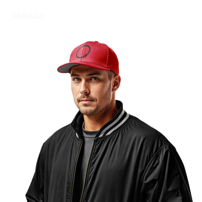 OpenCircle Snapback Caps 02 Red DTF
