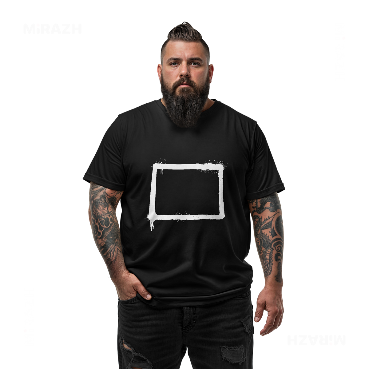 OpenSquare Adult T Shirt 05 Black