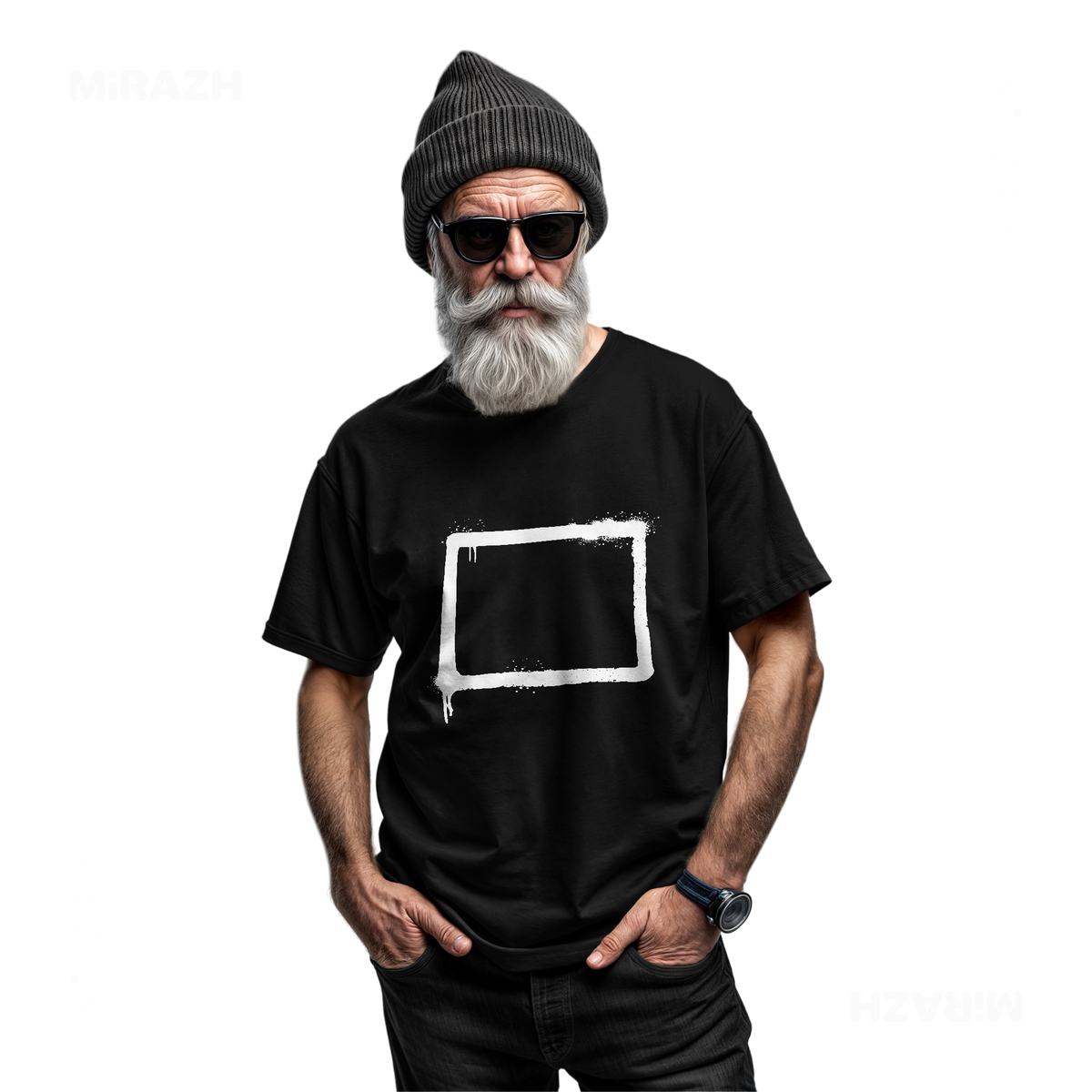 OpenSquare Adult T Shirt 06 Black