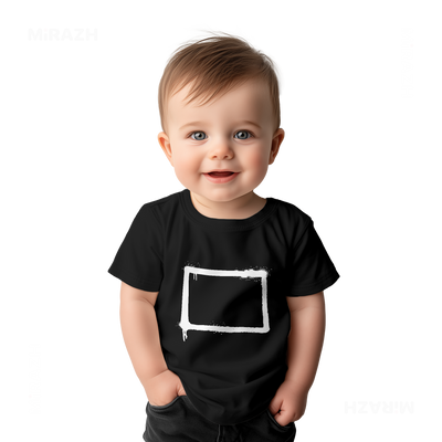 OpenSquare Baby T Shirt 03 Black