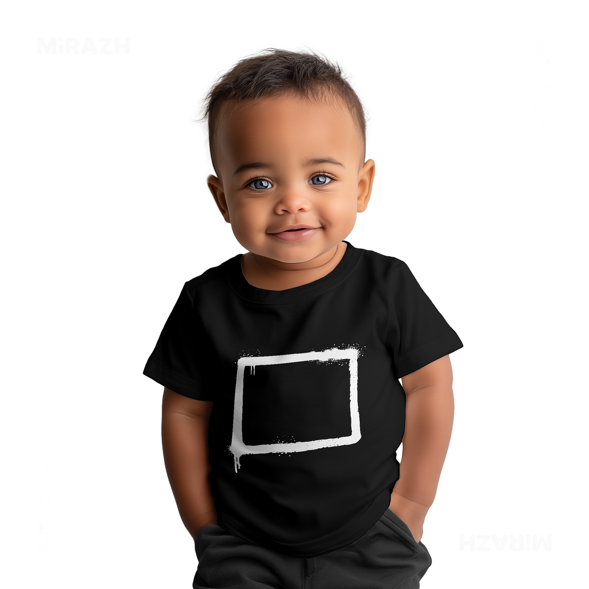 OpenSquare Baby T Shirt 05 Black