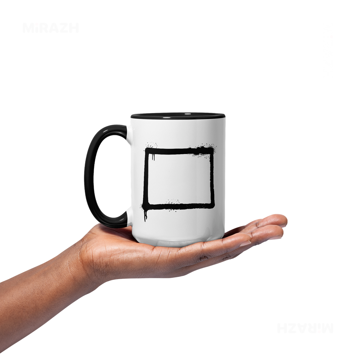 OpenSquare Ceramic Mug 03 White Black