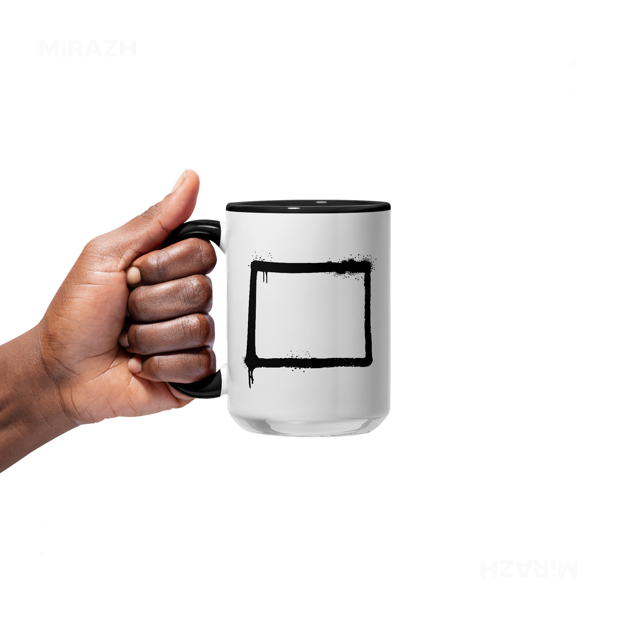 OpenSquare Ceramic Mug 05 White Black