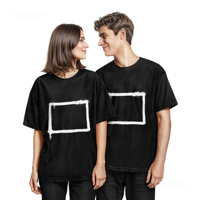 OpenSquare Couple T Shirt 05 Black