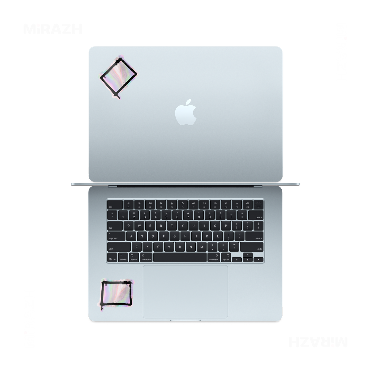 OpenSquare Die Cut Holographic Sticker 05