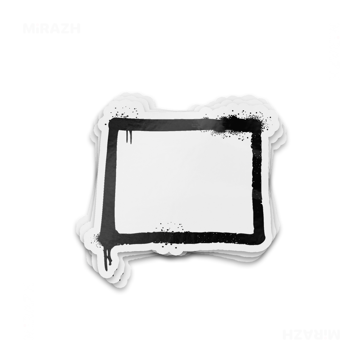 OpenSquare Die Cut Outdoor Sticker 01 Clear