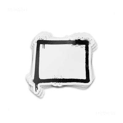 OpenSquare Die Cut Outdoor Sticker 01 Clear