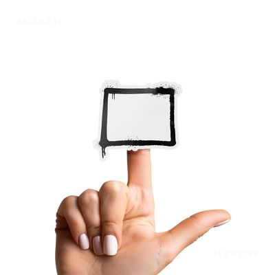 OpenSquare Die Cut Outdoor Sticker 02 Clear