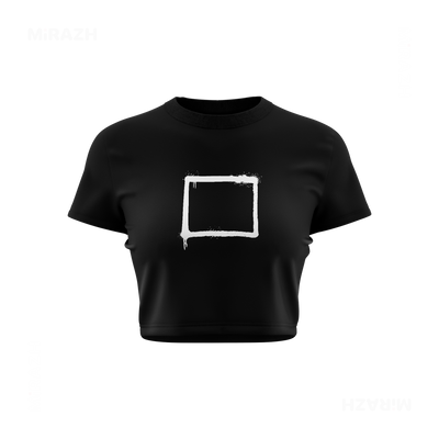 OpenSquare Fitted Crop Top 01 Black