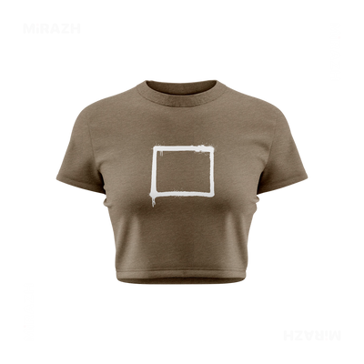 OpenSquare Fitted Crop Top 01 Heather Olive
