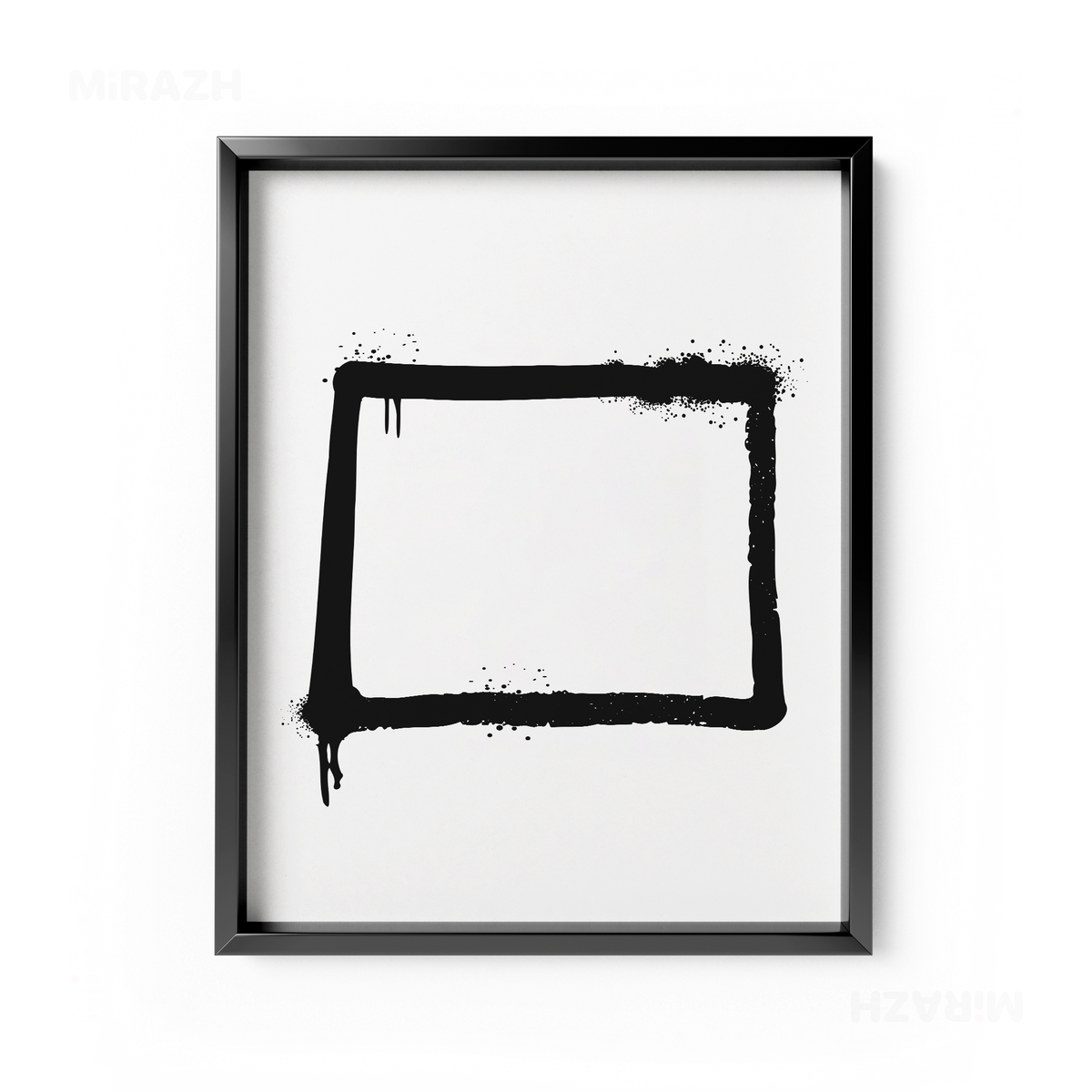 OpenSquare Framed Poster 01 Black Aluminum