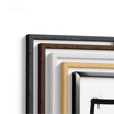 OpenSquare Framed Poster 02 Black Aluminum
