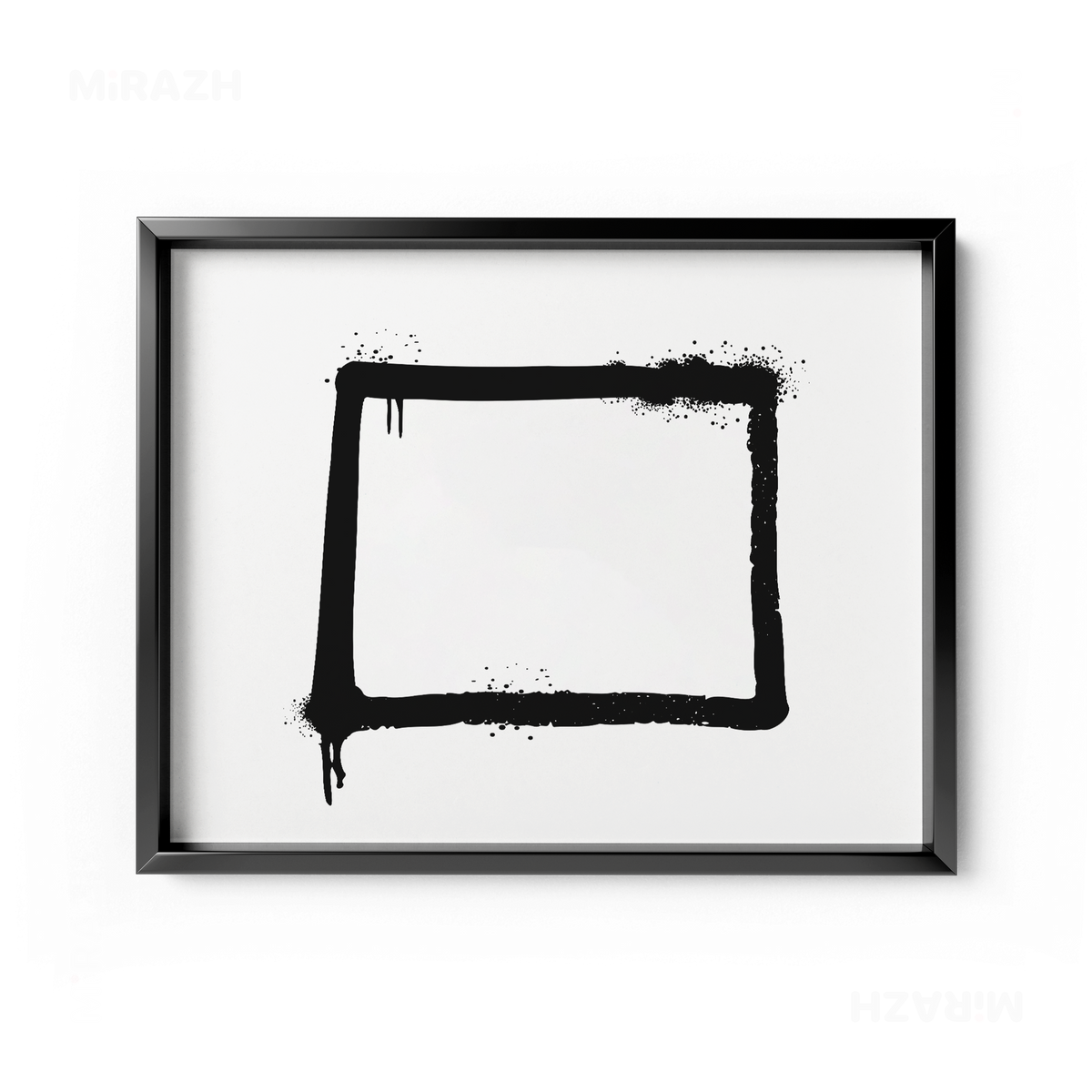 OpenSquare Framed Poster 03 Black Aluminum