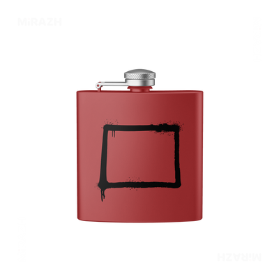 OpenSquare Hip Flasks 01 Red