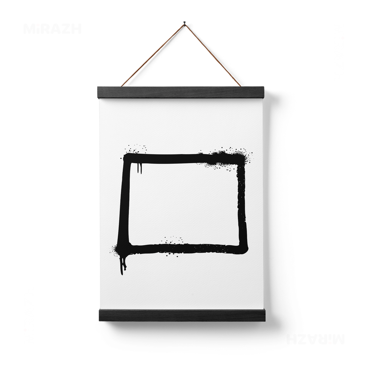 OpenSquare Magnetic Hanger Poster 01 Black Wood