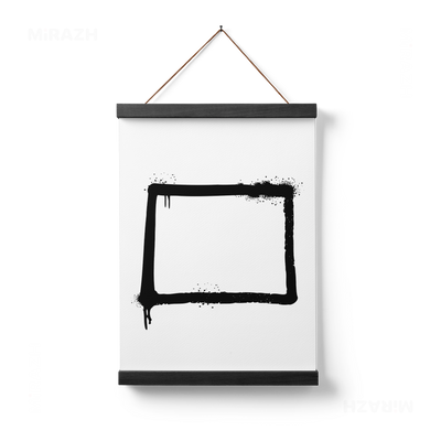 OpenSquare Magnetic Hanger Poster 01 Black Wood