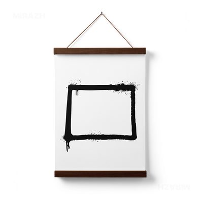 OpenSquare Magnetic Hanger Poster 01 Dark Wood