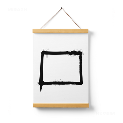 OpenSquare Magnetic Hanger Poster 01 Natural Wood