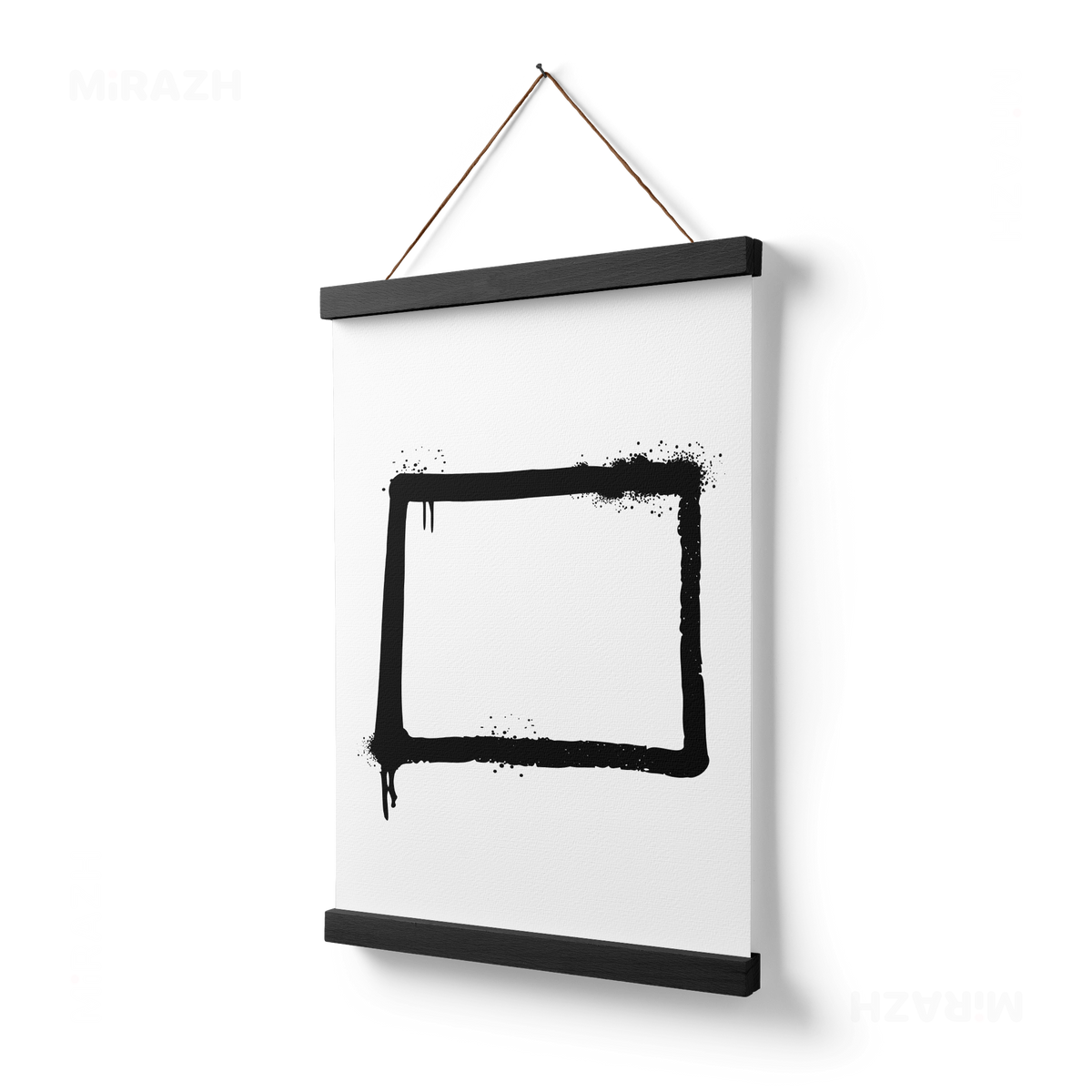 OpenSquare Magnetic Hanger Poster 03 Black Wood