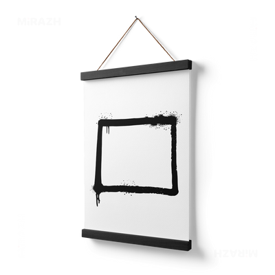 OpenSquare Magnetic Hanger Poster 03 Black Wood