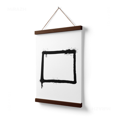 OpenSquare Magnetic Hanger Poster 03 Dark Wood