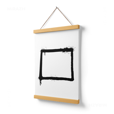 OpenSquare Magnetic Hanger Poster 03 Natural Wood