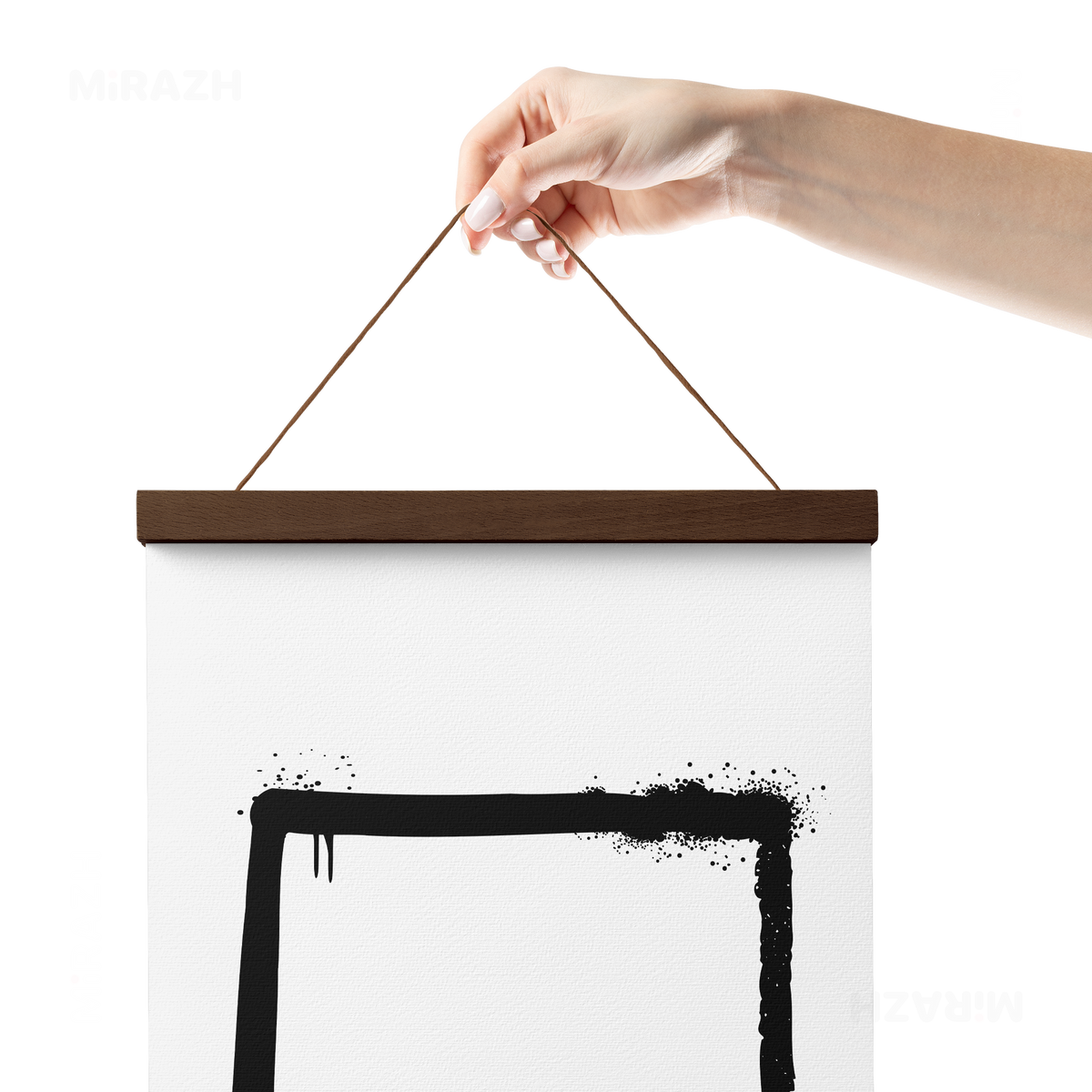 OpenSquare Magnetic Hanger Poster 05 Dark Wood