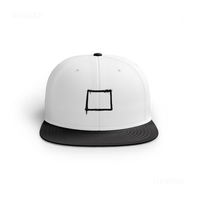 OpenSquare Snapback Caps 01 White Black DTF