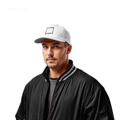 OpenSquare Snapback Caps 02 White DTF