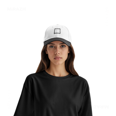 OpenSquare Snapback Caps 07 White Black DTF