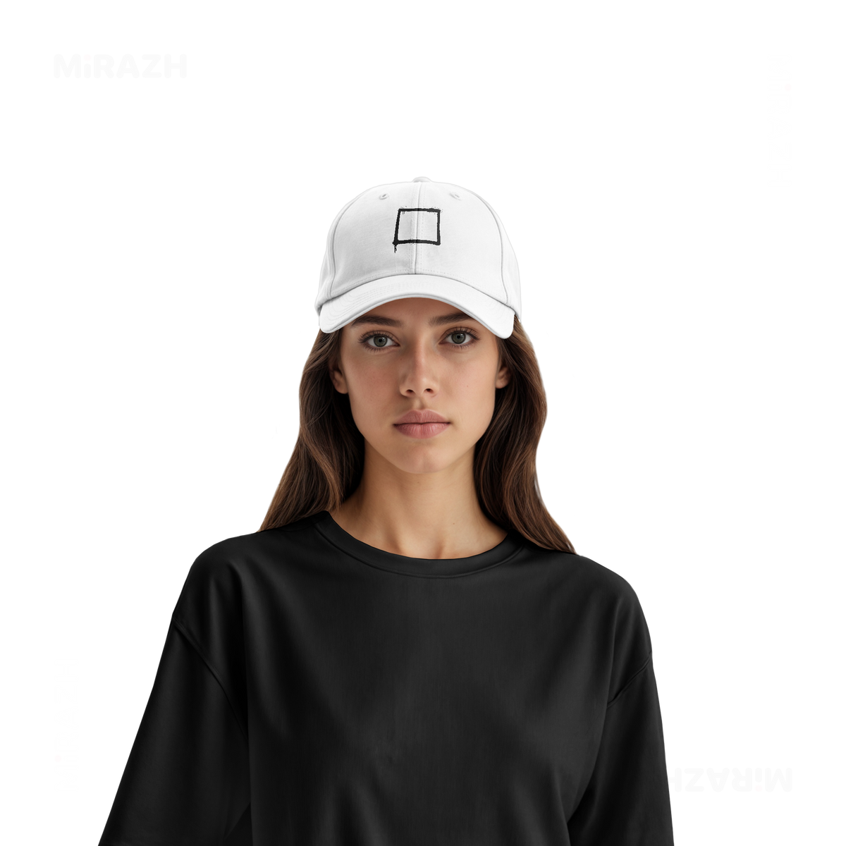 OpenSquare Snapback Caps 07 White DTF