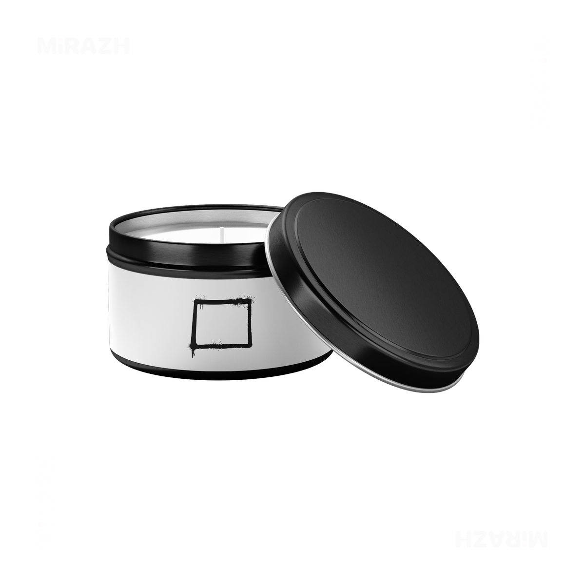 OpenSquare Tin Candle 03 Black