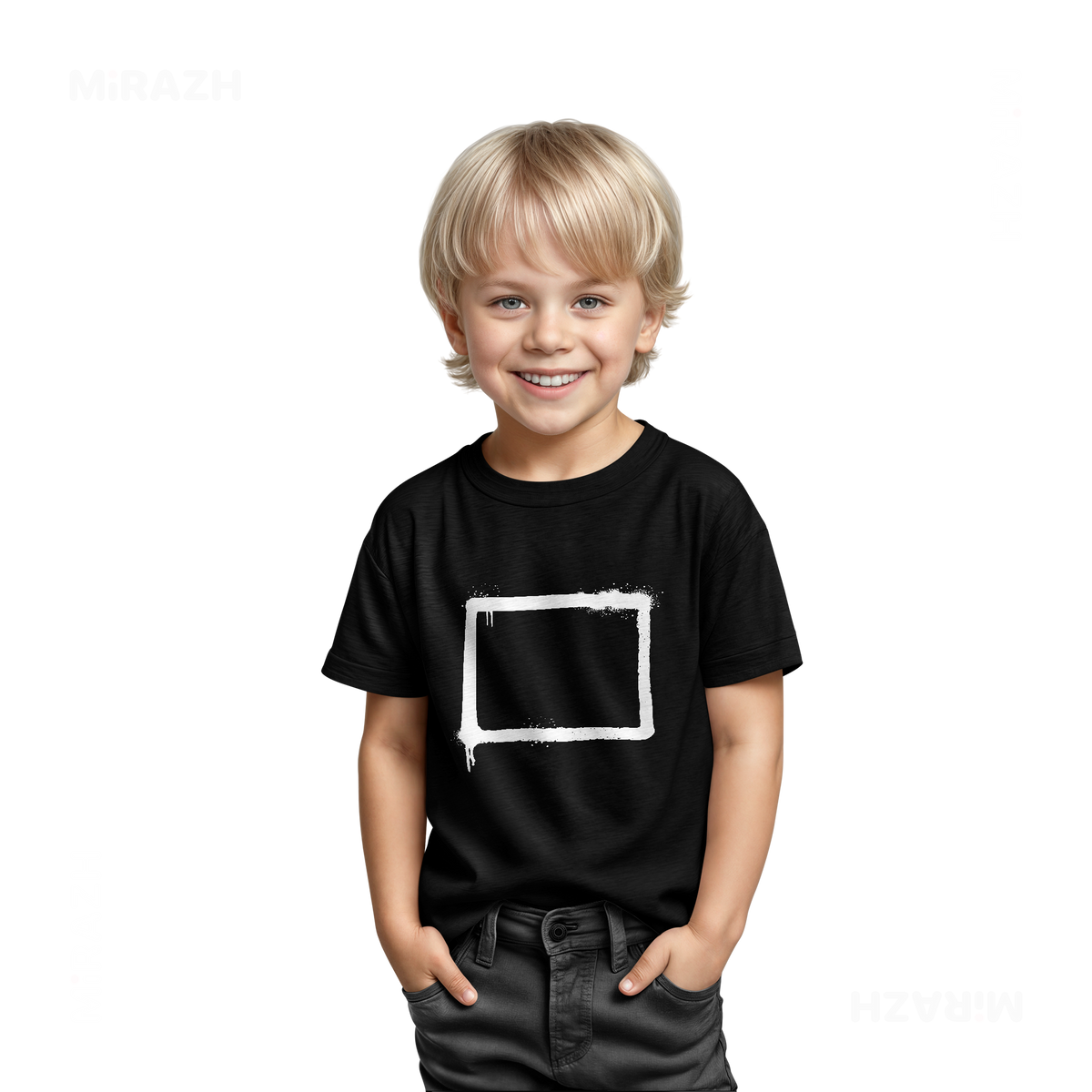 OpenSquare Toddler T Shirt 03 Black