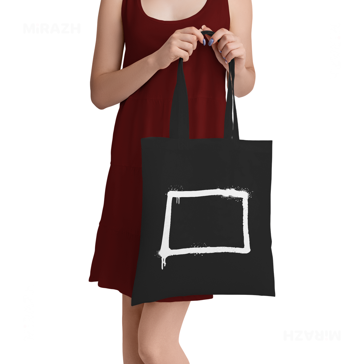 OpenSquare Tote Bags 05 Black